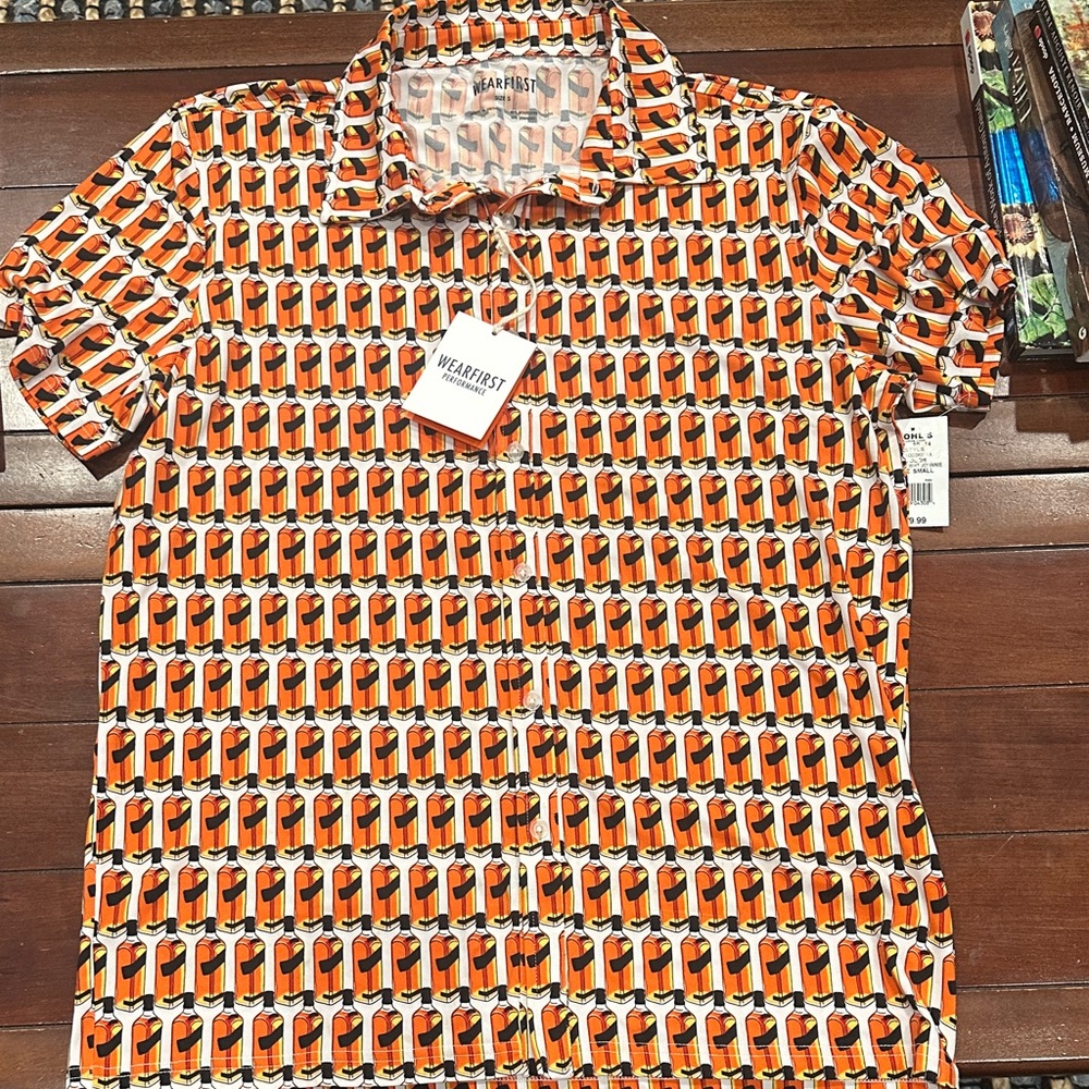 Bourbon Patterned Men's Shirt